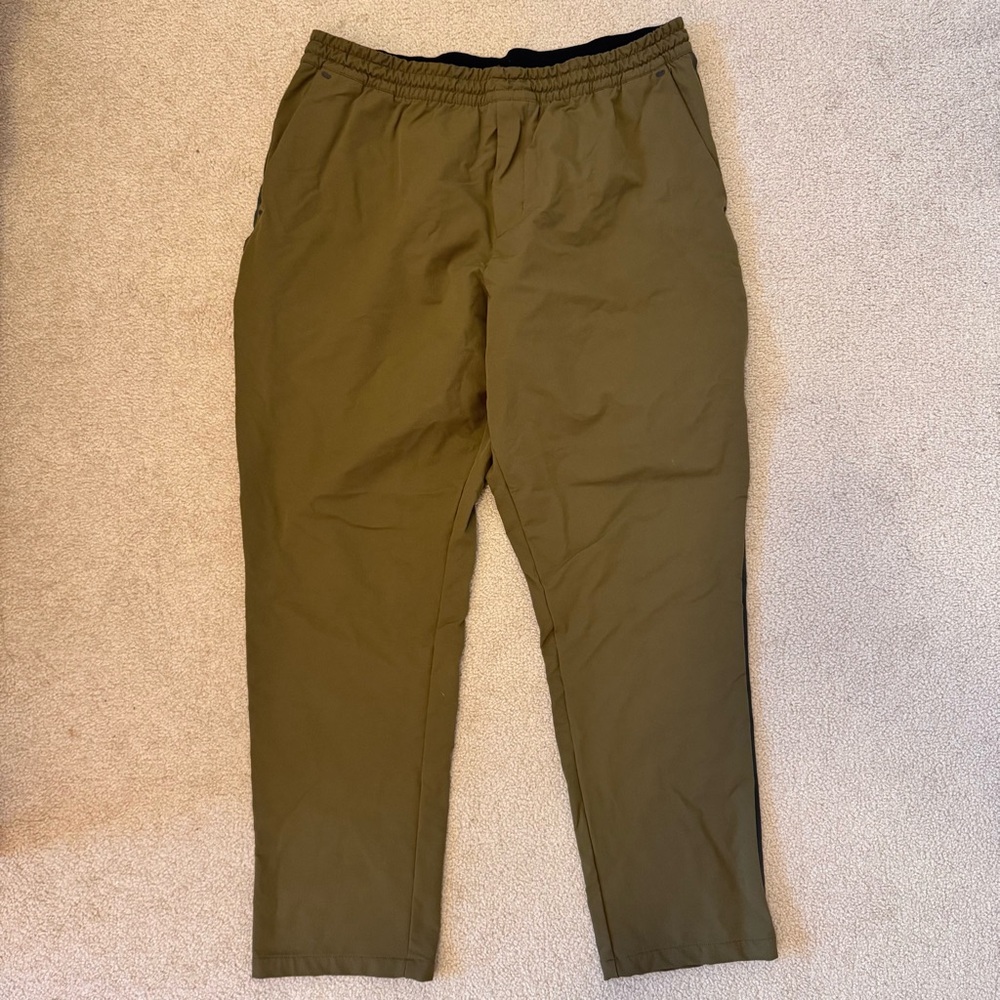 Outerknown Pants Mens XL Olive Green Apex Series Pull On Drawstring Nylon Hiking